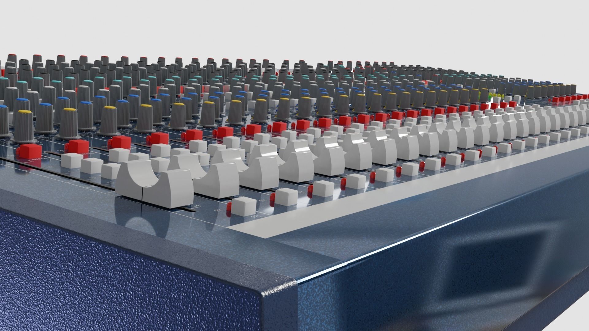 Audio Mixer 3D model_8