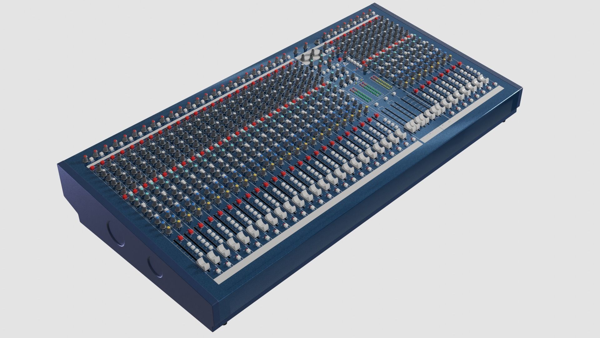 Audio Mixer 3D model_1