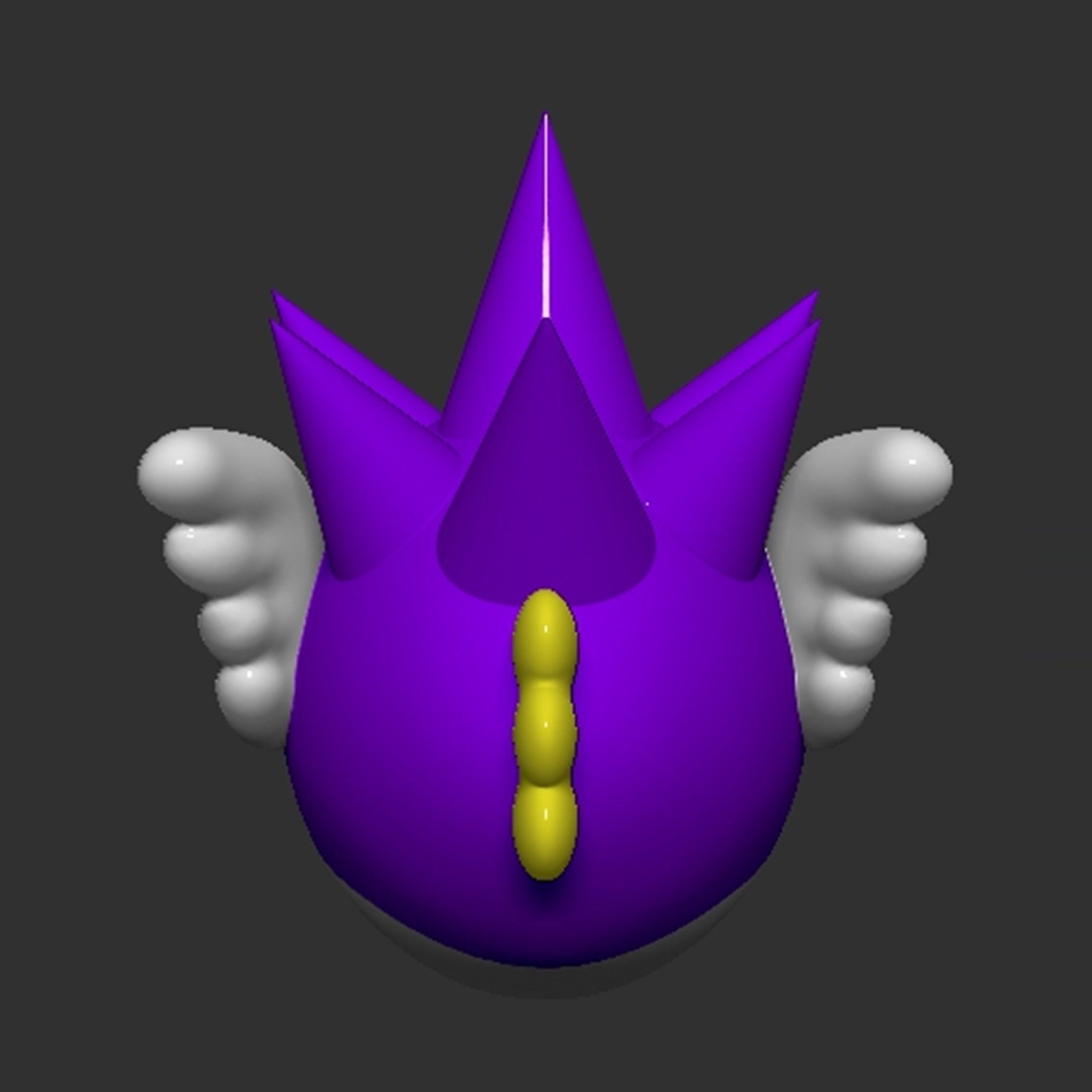 Mario Spiny Cheep Cheep Fish 3D print model_6