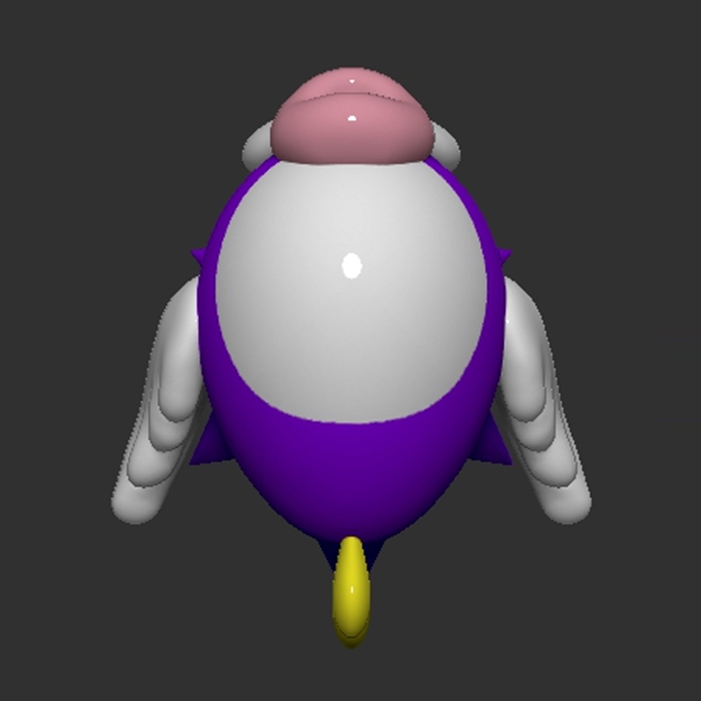 Mario Spiny Cheep Cheep Fish 3D print model_10