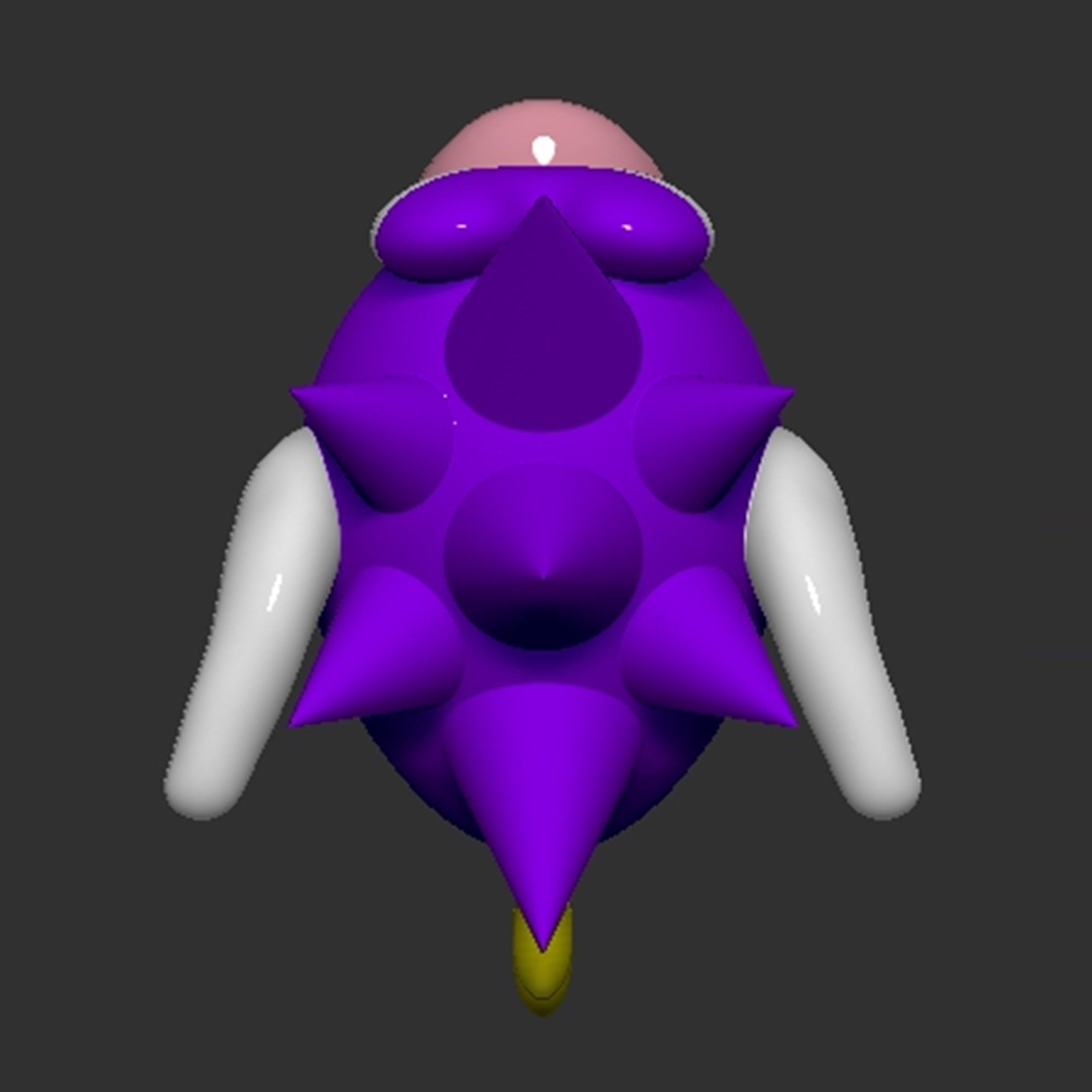 Mario Spiny Cheep Cheep Fish 3D print model_8