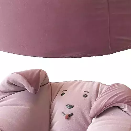 Animal Bean Bag Chairs 3D model 3