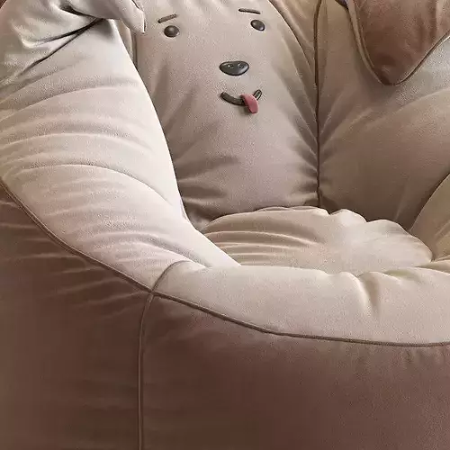 Animal Bean Bag Chairs 3D model 6