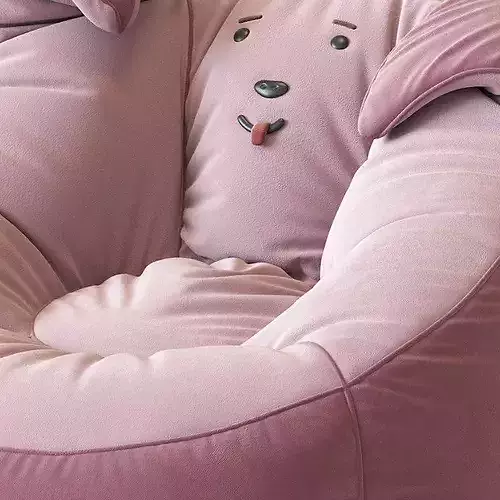 Animal Bean Bag Chairs 3D model 7