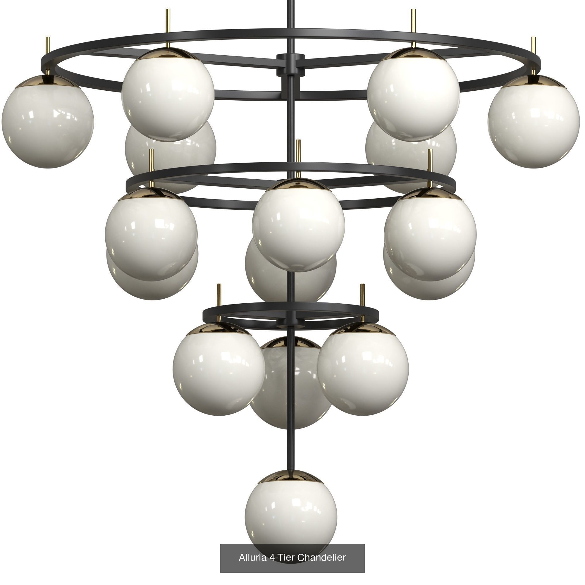ALLURIA CHANDELIER  Colecction 3D Model Collection_1
