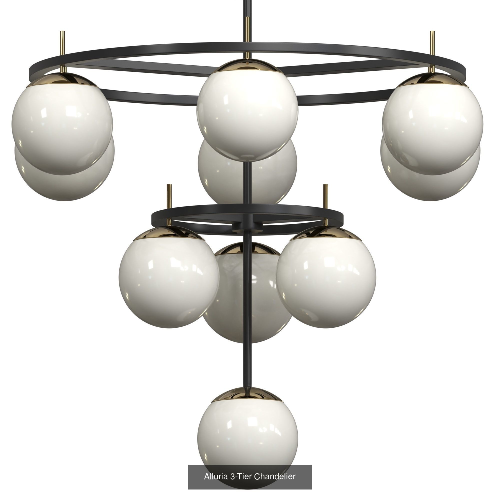 ALLURIA CHANDELIER  Colecction 3D Model Collection_2