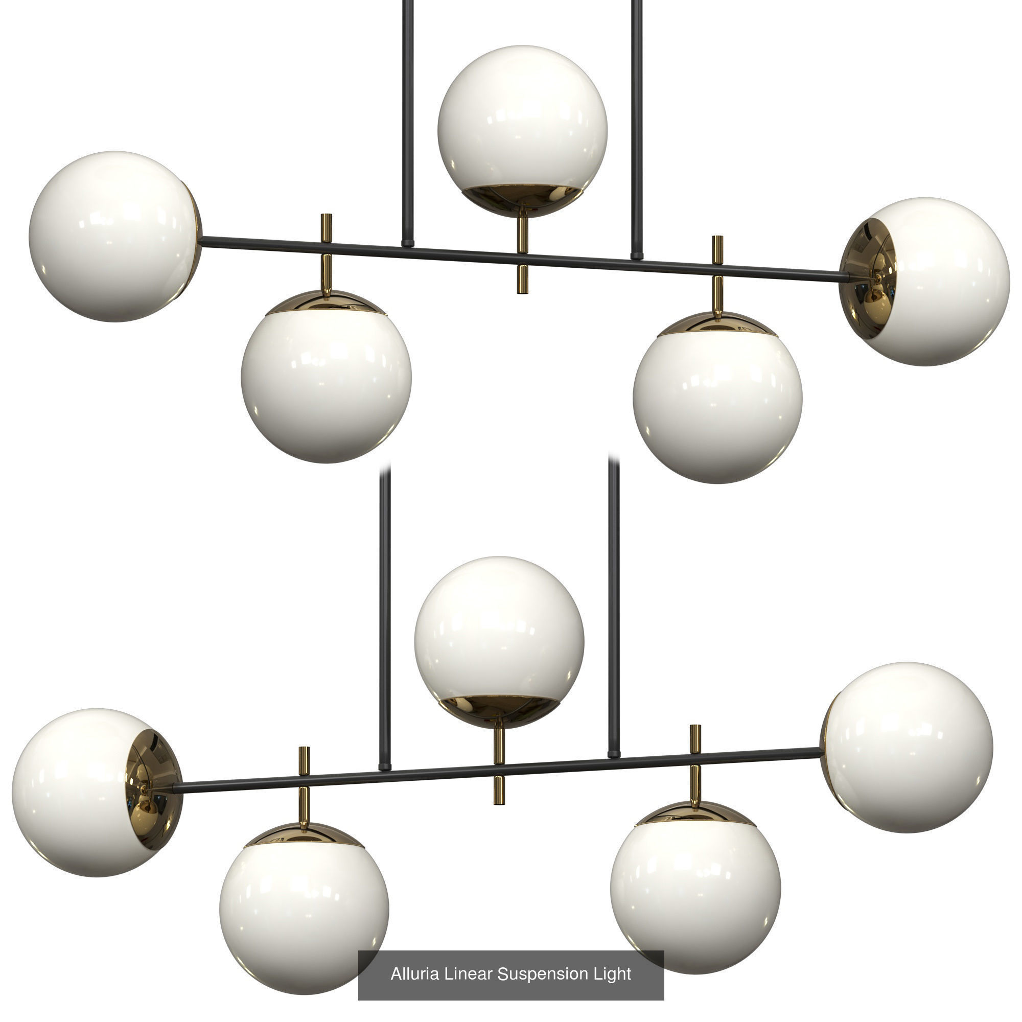 ALLURIA CHANDELIER  Colecction 3D Model Collection_4