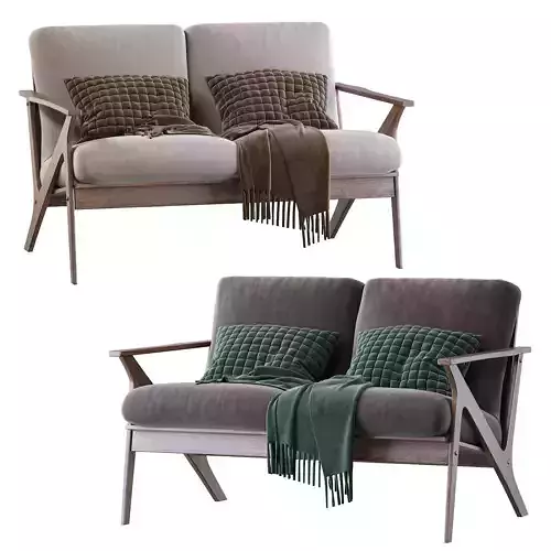 Baxton Studio Bianca sofa