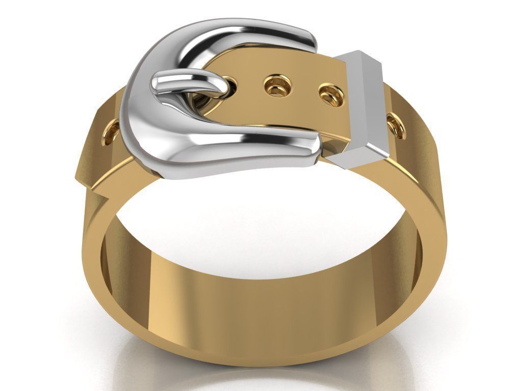 belt ring 3D print model_4