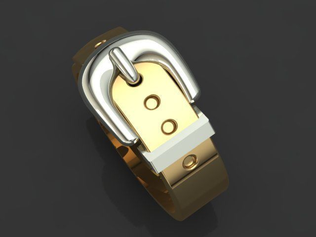 belt ring 3D print model_13