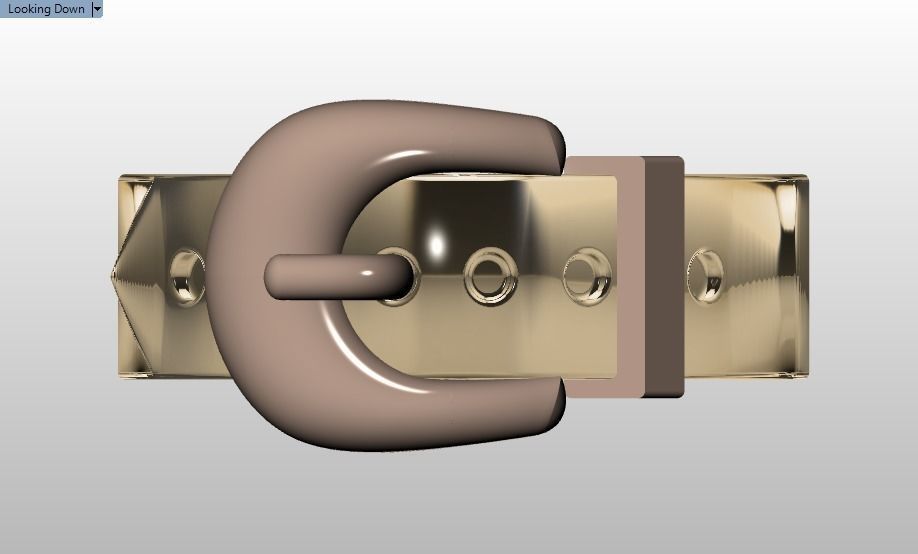 belt ring 3D print model_22