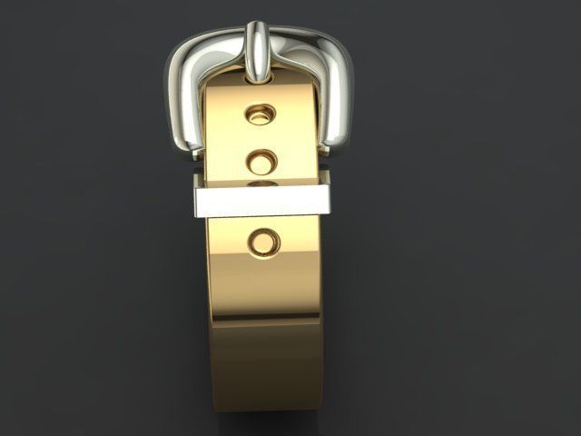 belt ring 3D print model_36