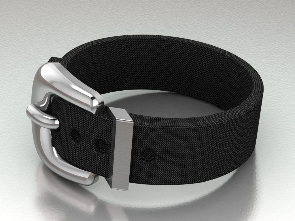 belt ring 3D print model_3