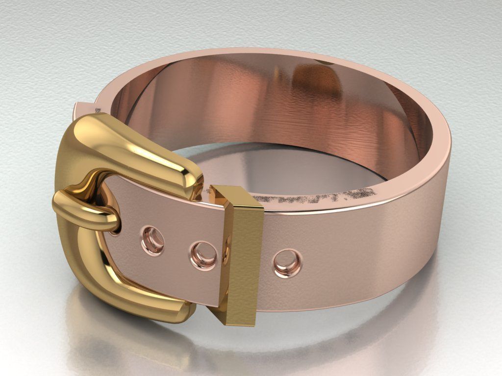 belt ring 3D print model_18