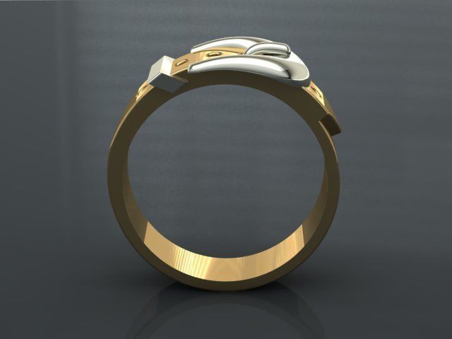 belt ring 3D print model_30