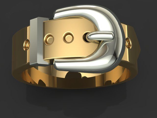 belt ring 3D print model_16