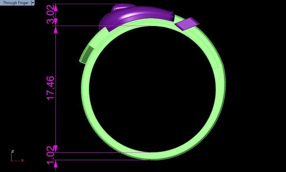 belt ring 3D print model_7