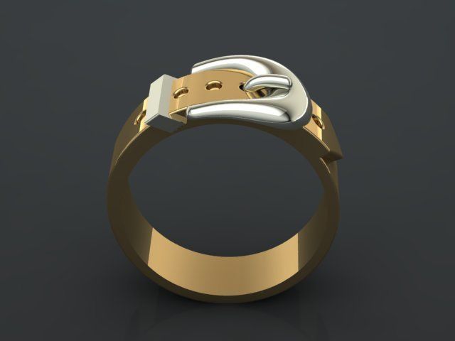 belt ring 3D print model_28