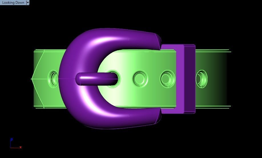 belt ring 3D print model_19