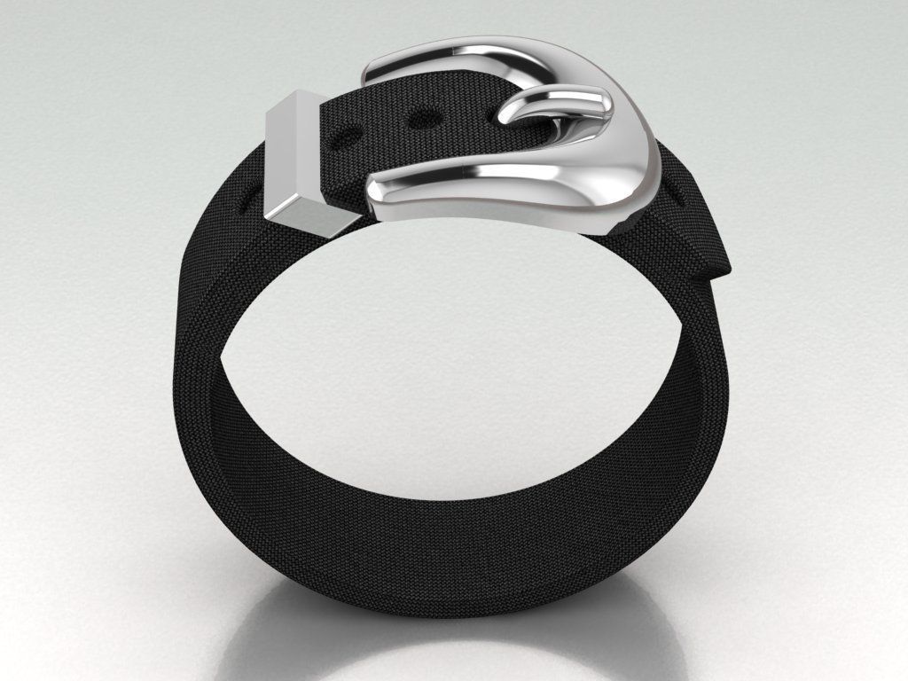 belt ring 3D print model_1