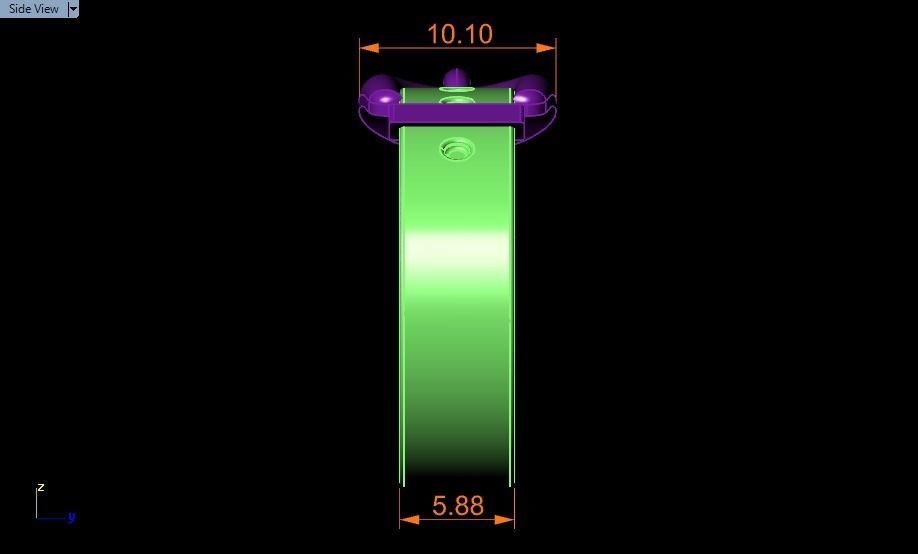 belt ring 3D print model_8