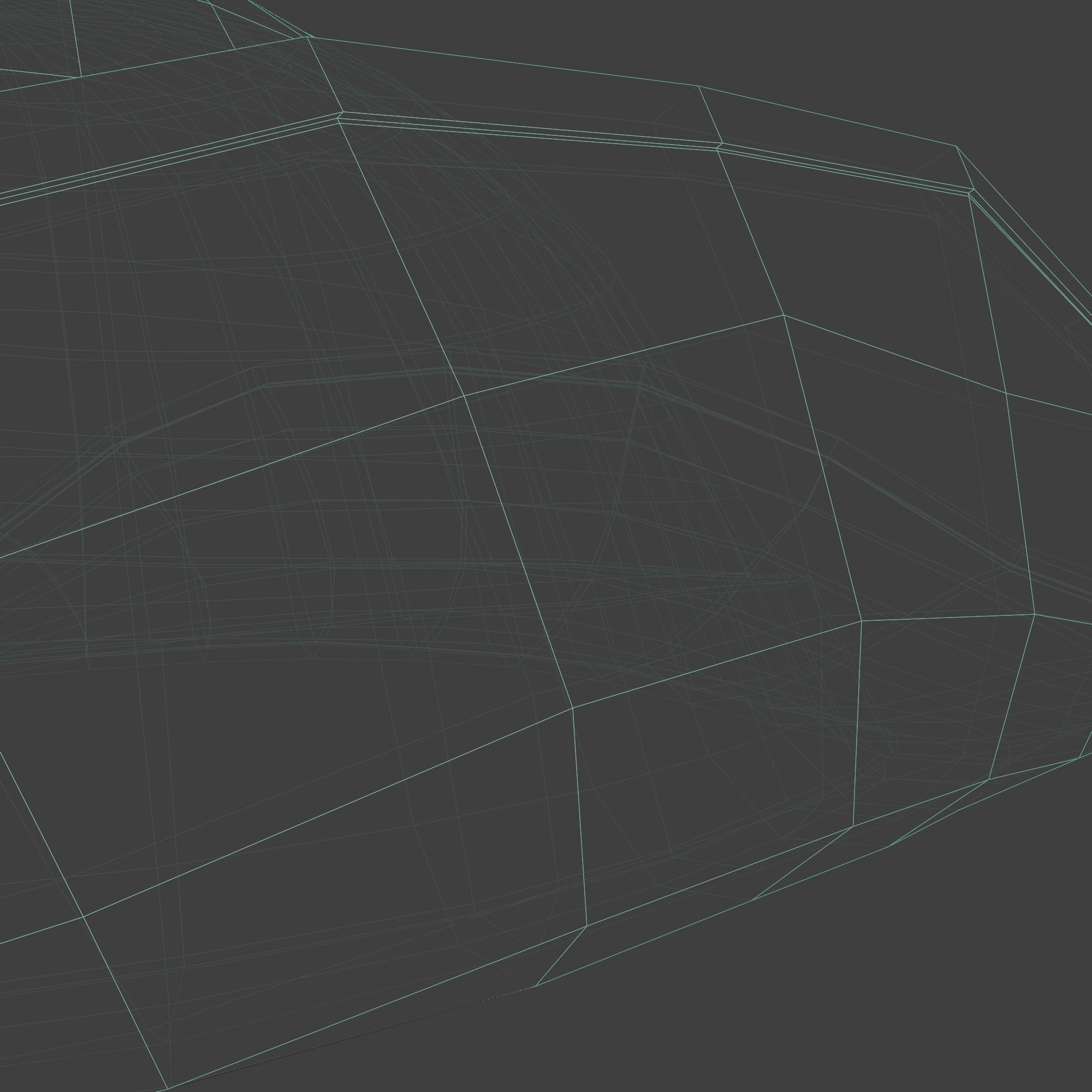 Pirate Hat with Pirate Sign as Skull and Bones Low-poly 3D model_22