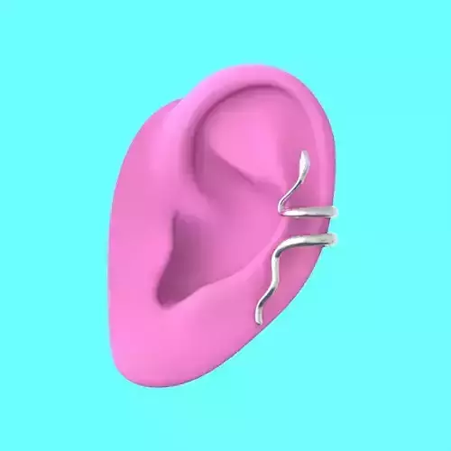 Snake earcuff