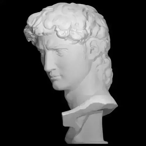 Head-of-david bust of daedalus