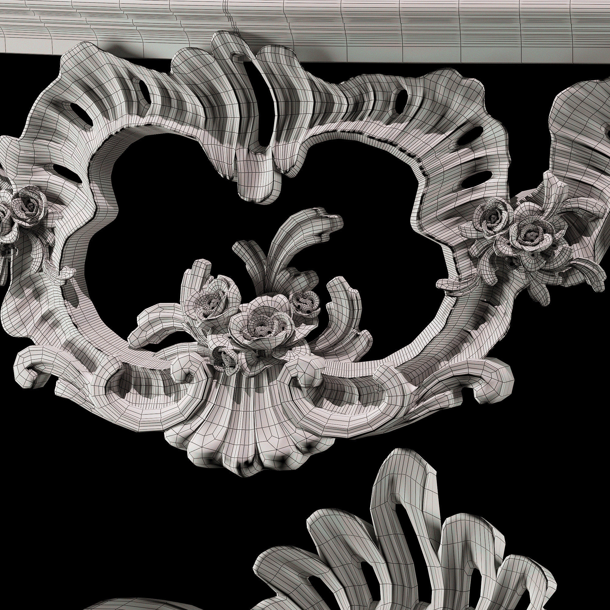 classical consoles 3D model_3