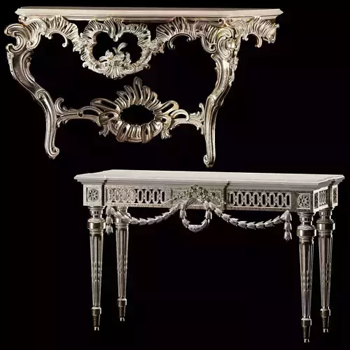 classical consoles 3D model
