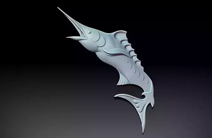 Florida Marlins Fish 3D print model