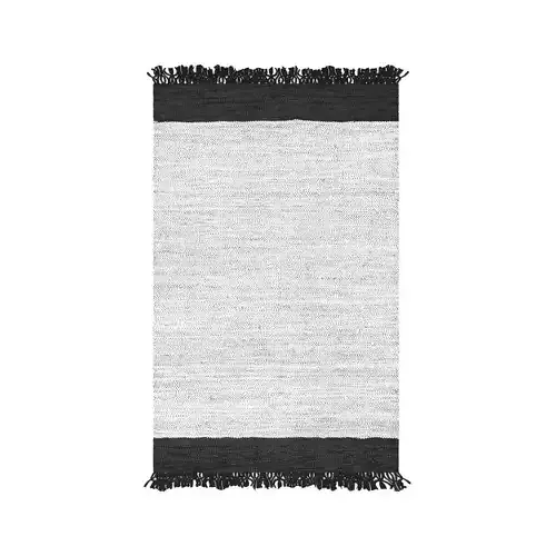 Handmade Otha Tassel Rug 5x8