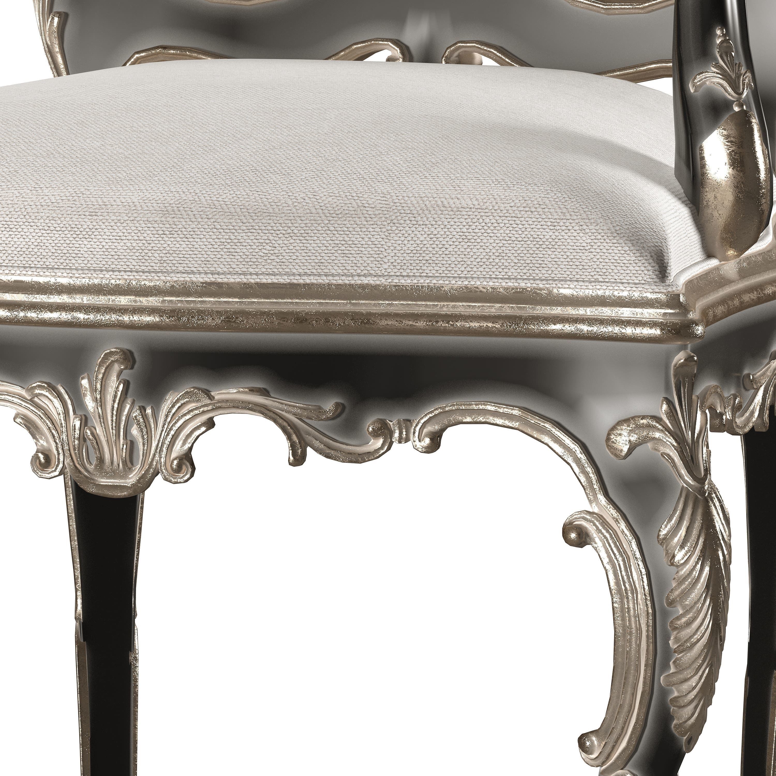 roberto giovannini table and chairs set 3D model_11