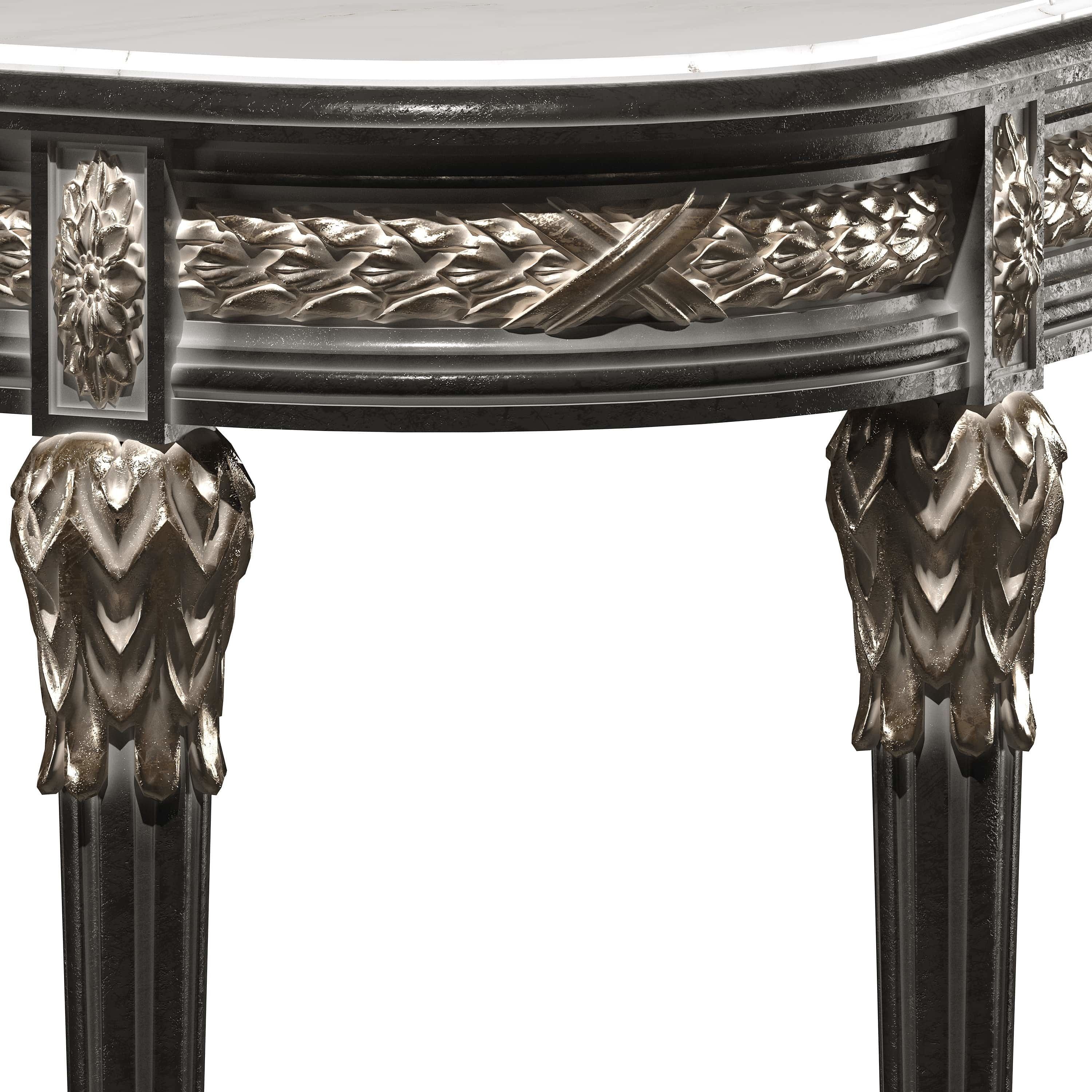 roberto giovannini table and chairs set 3D model_4