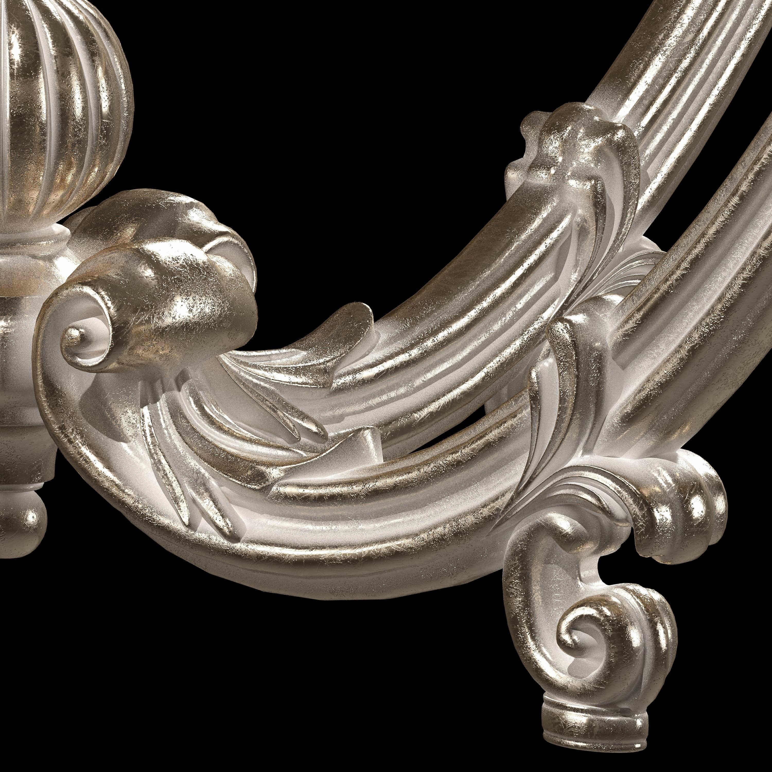 rococo coffe tables set 3D model_9