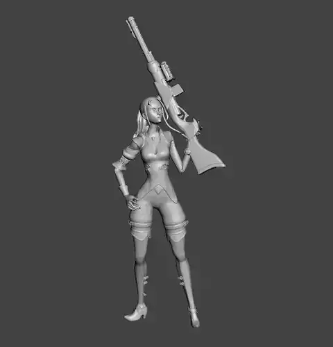 Arcane Caitlyn 3D Model