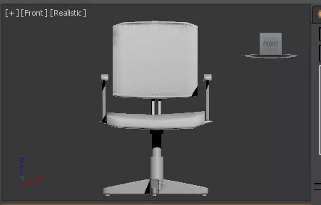 Chair office in program Free 3D model