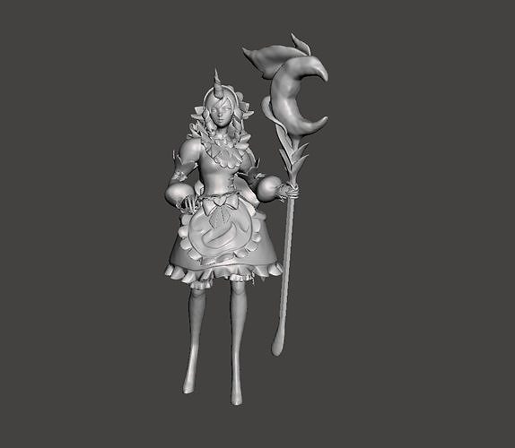 Cafe Cuties Soraka 3D Model 3D print model