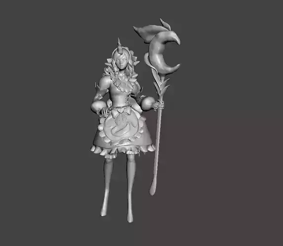 Cafe Cuties Soraka 3D Model 3D print model