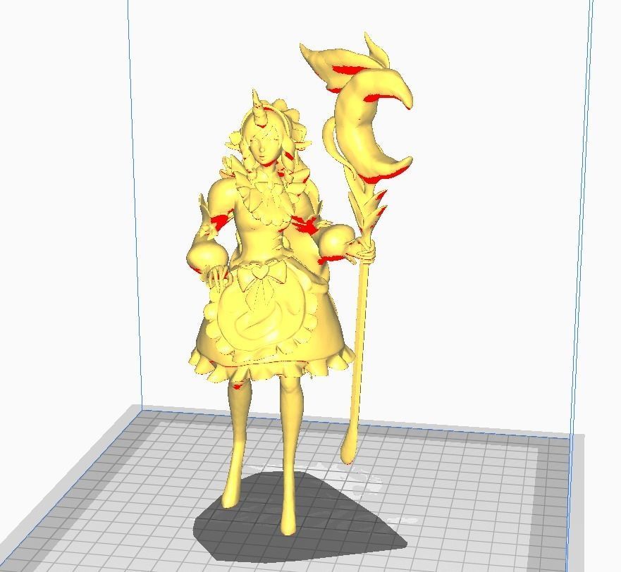 Cafe Cuties Soraka 3D Model 3D print model_1