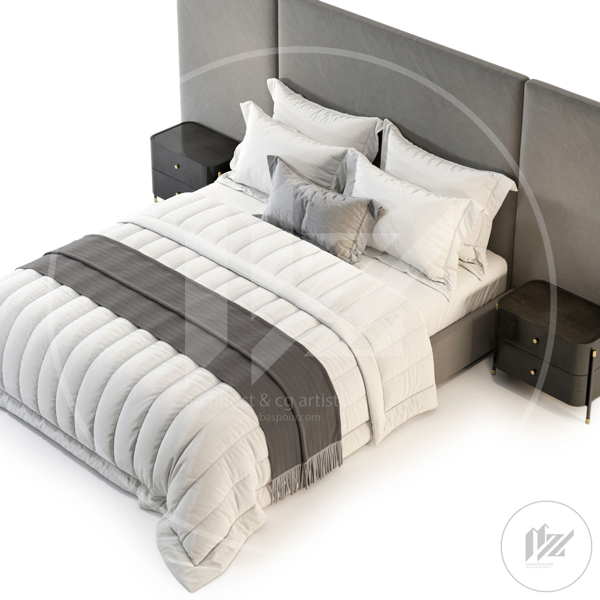 Sorento pottery barn  3D model_2