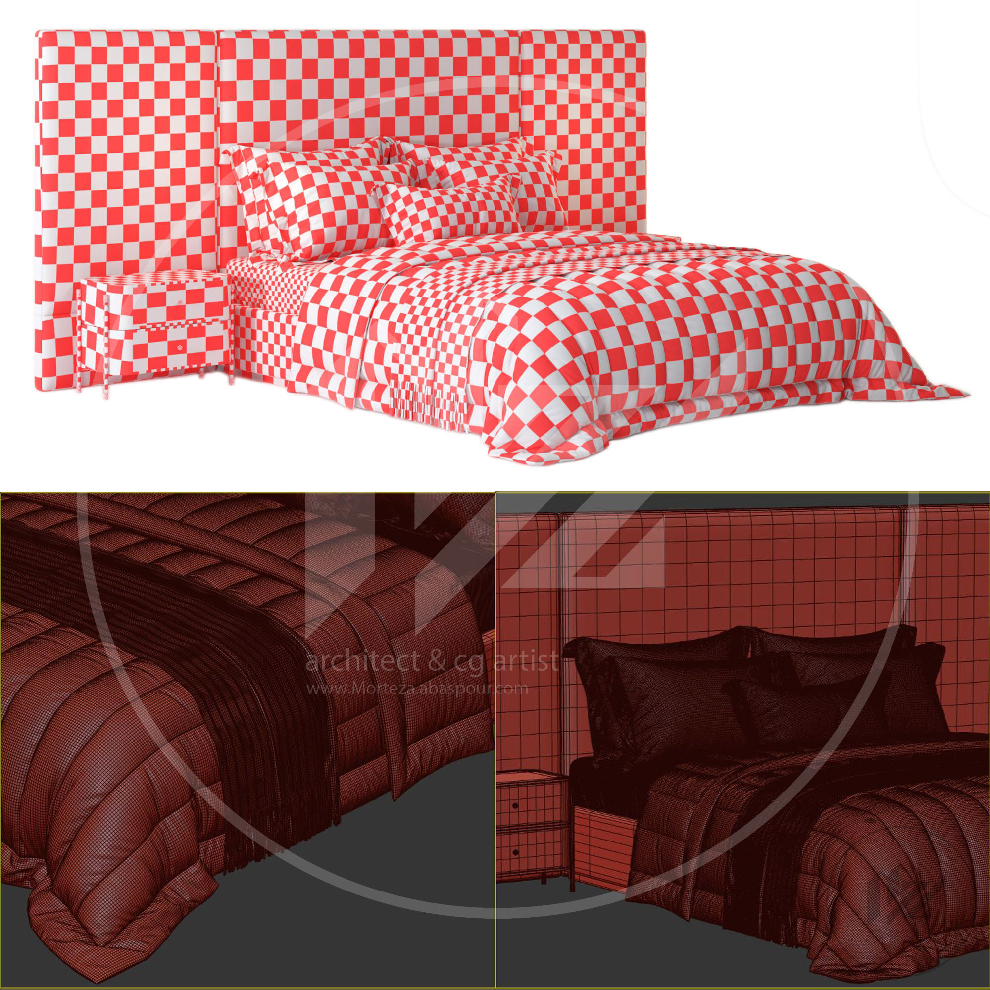 Sorento pottery barn  3D model_5