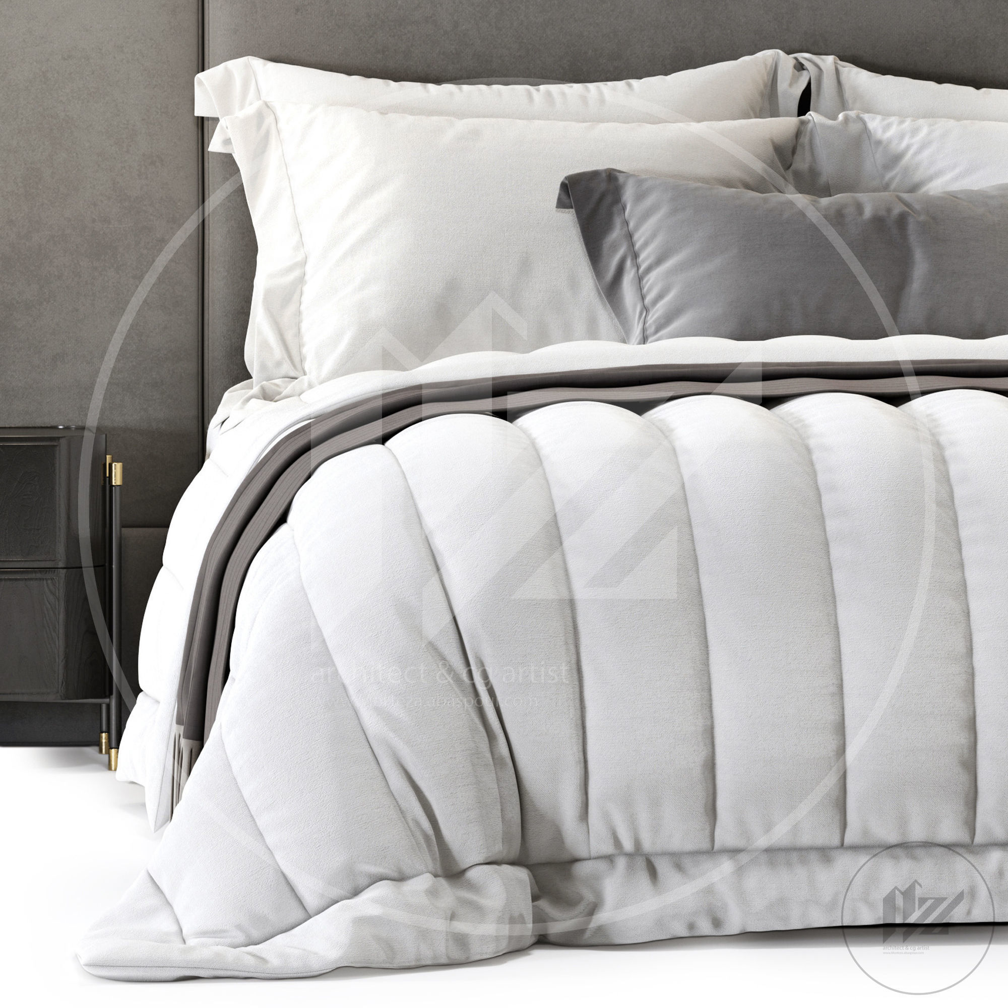 Sorento pottery barn  3D model_4