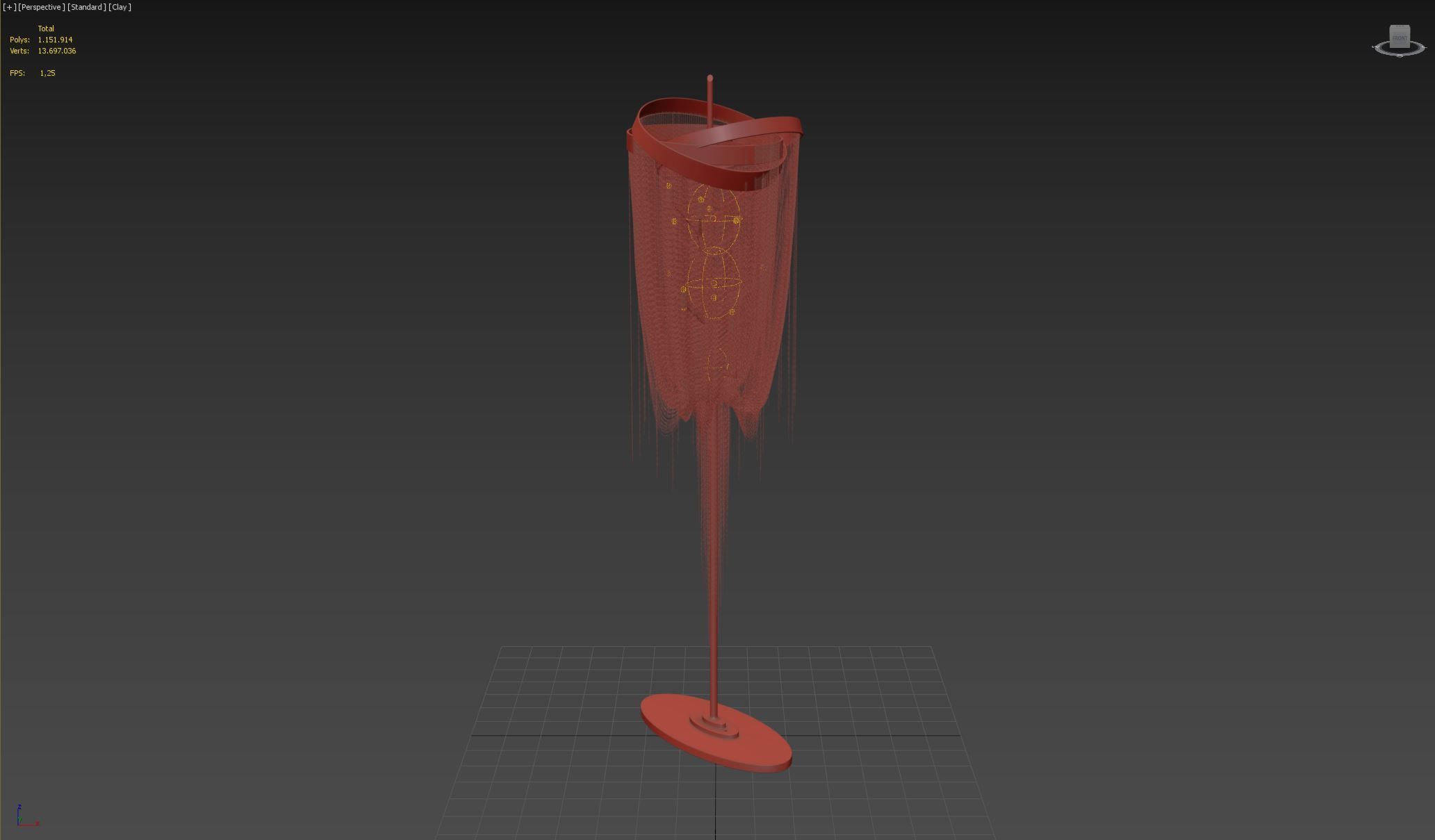 Mother Floor Lamp 3D model_4