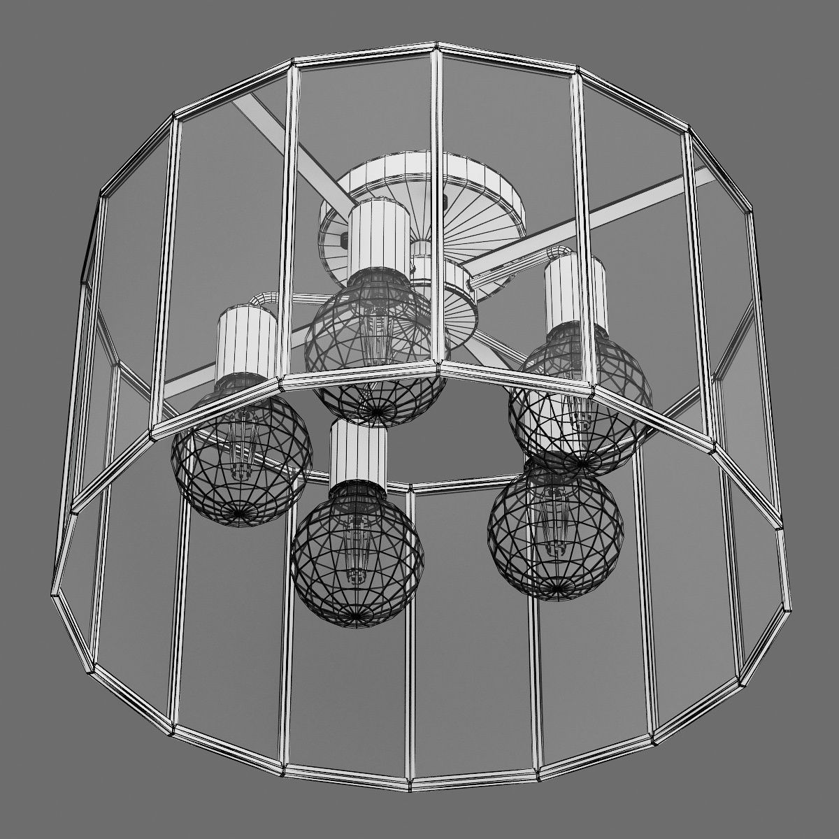 79825x Genni Lightstar ceiling chandelier 3D model_10