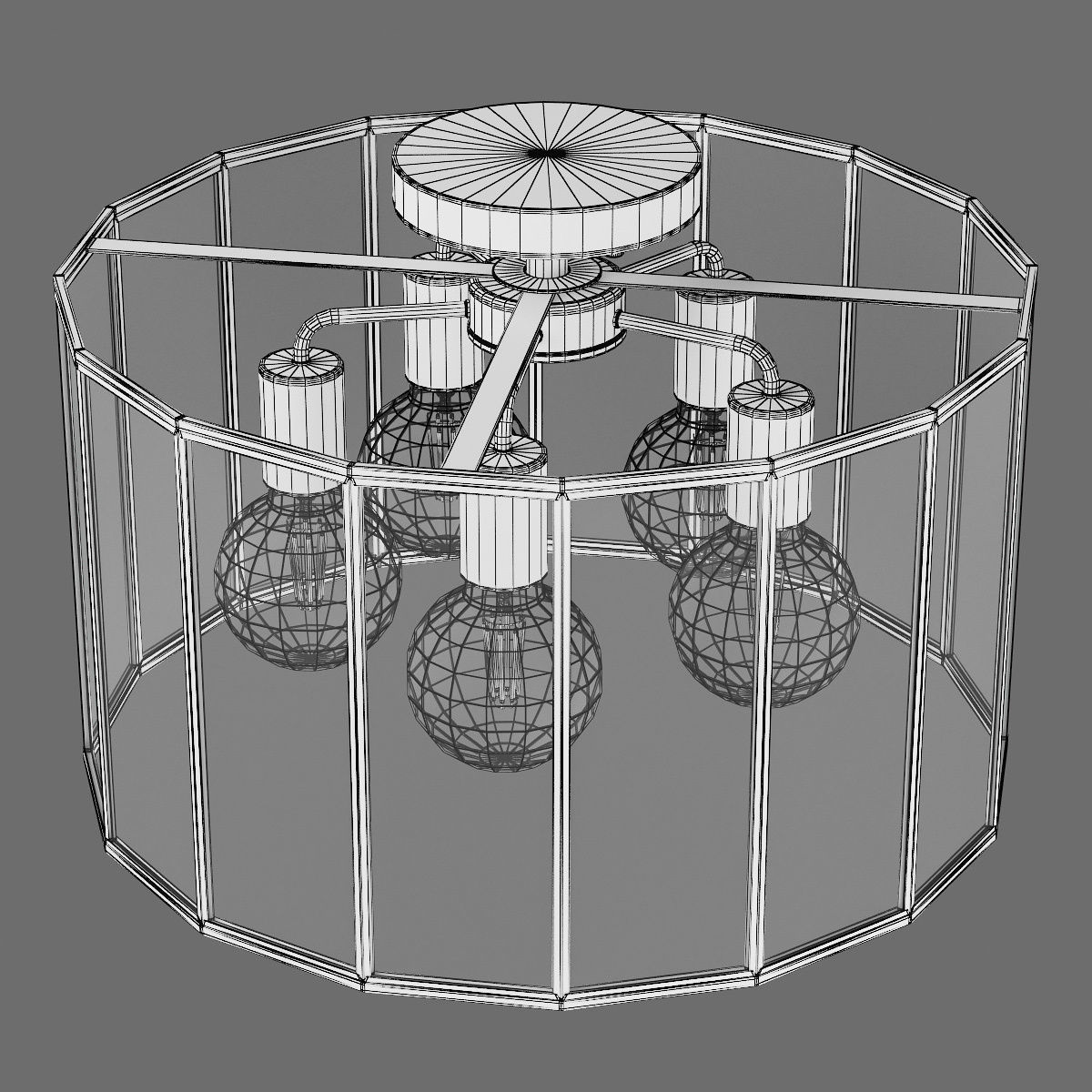 79825x Genni Lightstar ceiling chandelier 3D model_13