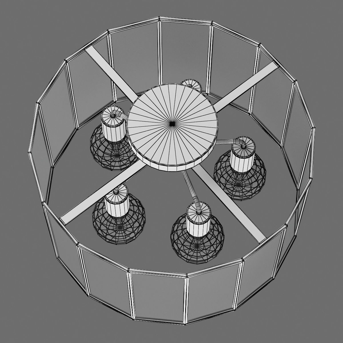 79825x Genni Lightstar ceiling chandelier 3D model_14