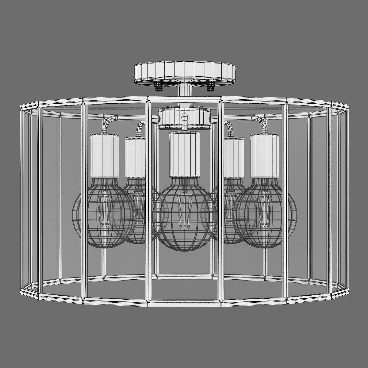 79825x Genni Lightstar ceiling chandelier 3D model_12