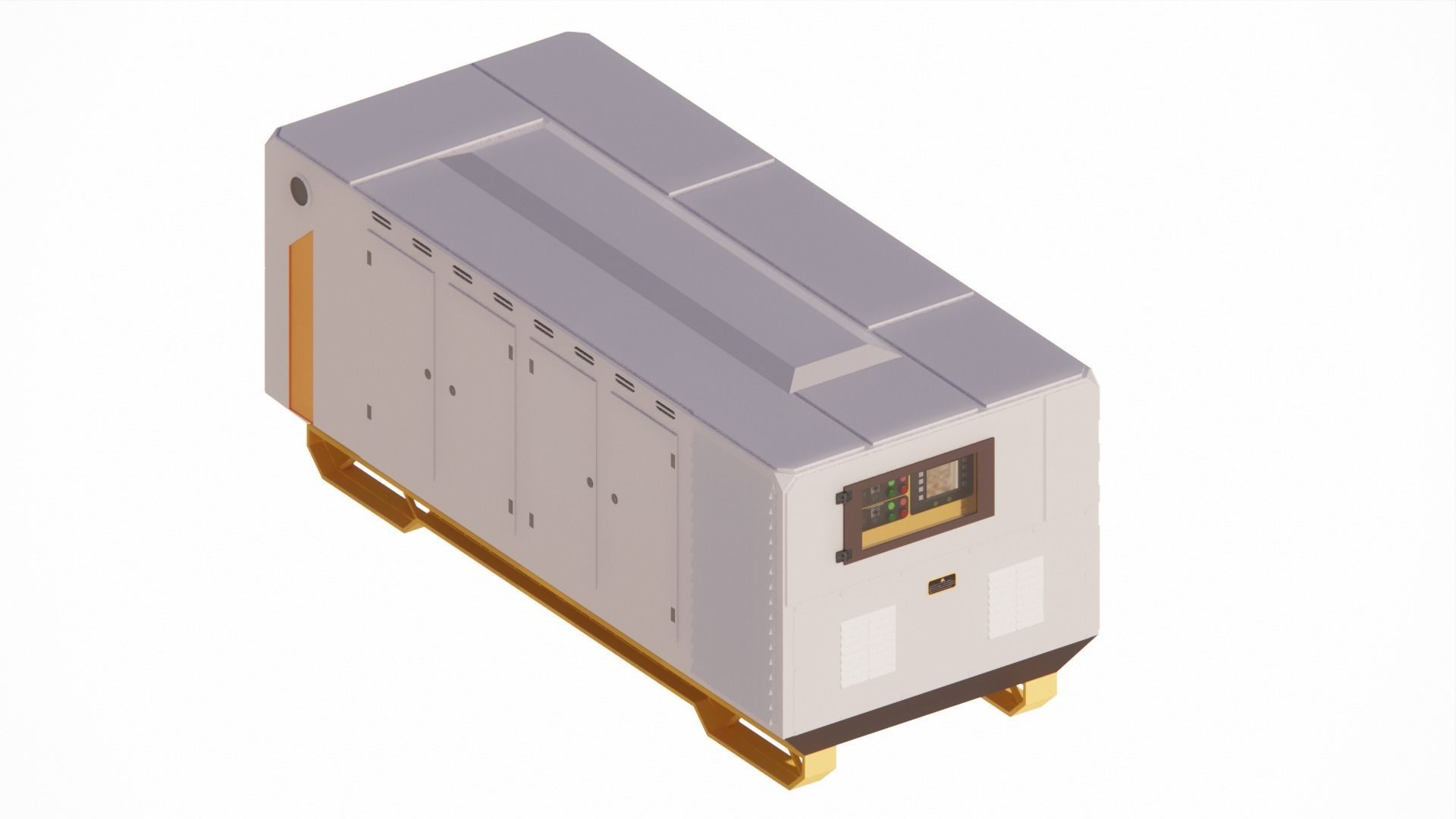 Sci-Fi Generator Futuristic Energy Power Unit 002 3D model_14