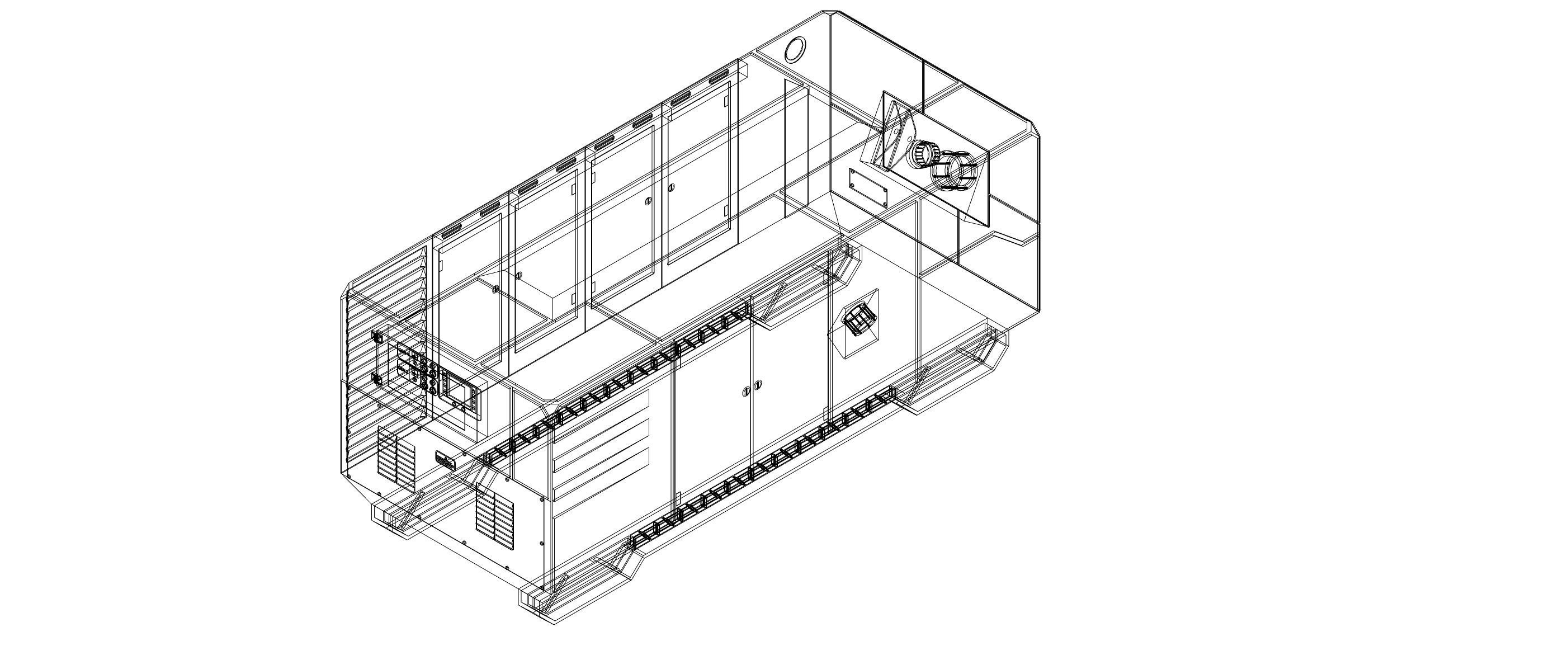 Sci-Fi Generator Futuristic Energy Power Unit 002 3D model_8